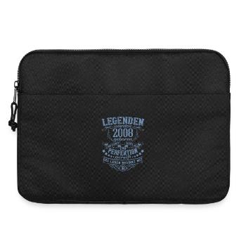 Légendes nées en 2008 Emblème - Sacoche pour ordinateur portable 15 pouces - noir - Devant