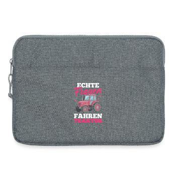 Tractor Farmer Farmer Tractor Driver Tractor - Laptop bag 15" - heather grey - Front