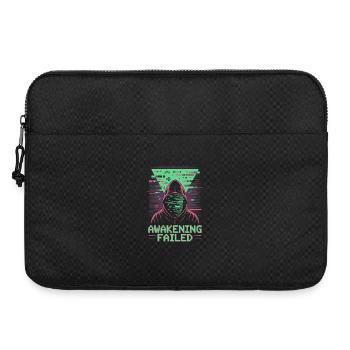 Awakening Failed im Retro-Glitch Look - Laptoptasche 15" - Schwarz - Vorne