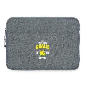 Goalie Empty Net Soccer Hockey Gift Art - Laptoptasche 15" - Grau meliert - Vorne