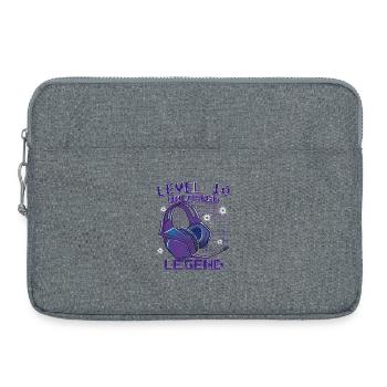 Level 10 Unlocked Legend - Laptoptasche 15" - Grau meliert - Vorne