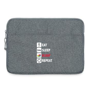 Eat Sleep Alaaf Repeat - Karneval, Fastnacht - Laptoptasche 15" - Grau meliert - Vorne