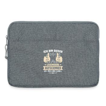 Dictons du maréchal-ferrant - Sacoche pour ordinateur portable 15 pouces - gris chiné - Devant