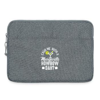 Attrape-moi avec une Margarita - ça te va ? - Sacoche pour ordinateur portable 15 pouces - gris chiné - Devant