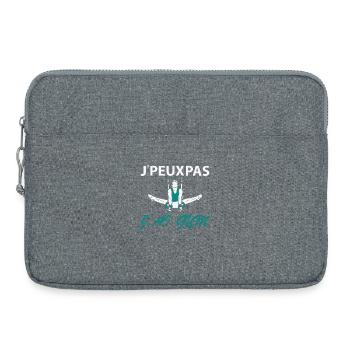 Je peux pas J'ai Gym - Sacoche pour ordinateur portable 15 pouces - gris chiné - Devant