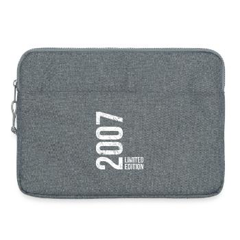 19th Birthday Boy Girl 19 Years 2007 Funny - Laptop bag 15" - heather grey - Front