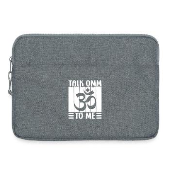 Les passionnés de Pilates me parlent mon dieu Pilates - Sacoche pour ordinateur portable 15 pouces - gris chiné - Devant