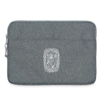 Art populaire de la forêt slave de Baba Yaga - Sacoche pour ordinateur portable 15 pouces - gris chiné - Devant