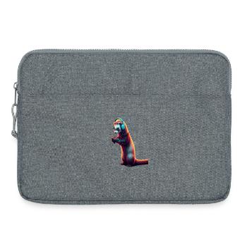Jeux de furet Jeux vidéo d’animaux Fun - Sacoche pour ordinateur portable 15 pouces - gris chiné - Devant