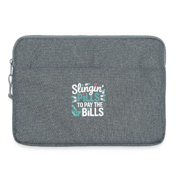 Slingin' Pills to Pay the Bills - Laptoptasche 15" - Grau meliert - Vorne