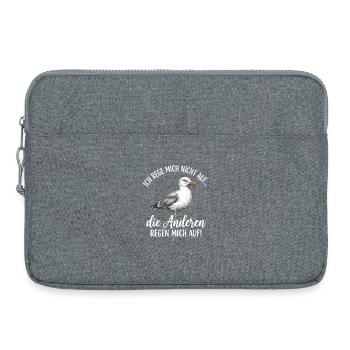 Seagull : Je ne suis pas fâché ! - Sacoche pour ordinateur portable 15 pouces - gris chiné - Devant