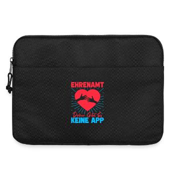 Volunteer recognition There is no app for volunteering - Laptop bag 15" - black - Front