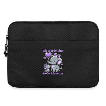 Big Sister Elephants Older Sibling - Laptop bag 15" - black - Front