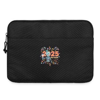 2025 Survivor Skeleton Party Feier - Laptoptasche 15" - Schwarz - Vorne