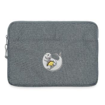 Seal Taco - Laptop bag 15" - heather grey - Front