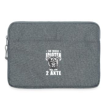 Viking Odin Outfits Valhalla Nordmann - Laptop bag 15" - heather grey - Front