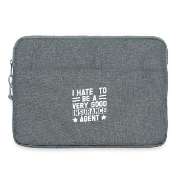 Insurance Agent Costume Be A Very Good Medicare - Laptop bag 15" - heather grey - Front