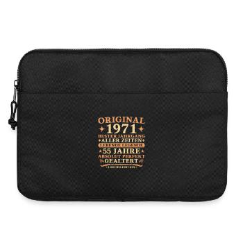Original 1971 Year 55th Birthday Gift - Laptop bag 15" - black - Front