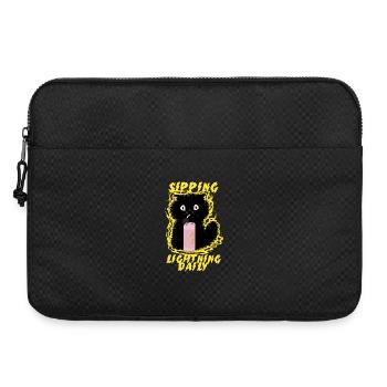 Energy Drink Sipping Lightning Daily - Laptoptasche 15" - Schwarz - Vorne