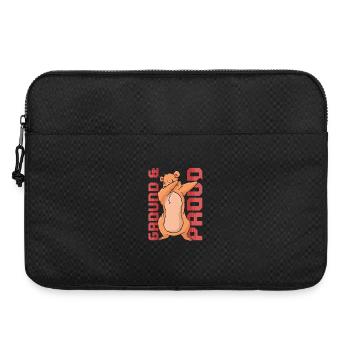 Marmotte du Jour sans fin - Sacoche pour ordinateur portable 15 pouces - noir - Devant
