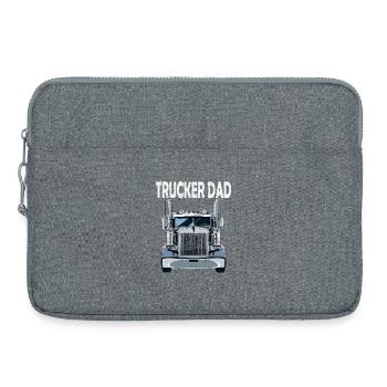 Trucker Dad Frontale Kraft - Laptoptasche 15" - Grau meliert - Vorne