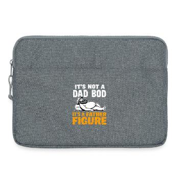 Blague sur le corps paternel et paternel - Sacoche pour ordinateur portable 15 pouces - gris chiné - Devant