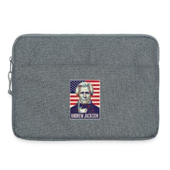 Andrew Jackson Usa - Sacoche pour ordinateur portable 15 pouces - gris chiné - Devant