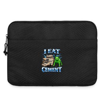 I Eat Cement I Eat Cement Cat - Laptop bag 15" - black - Front