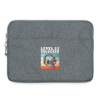 Level 22 Unlocked - Laptop bag 15" - heather grey - Front