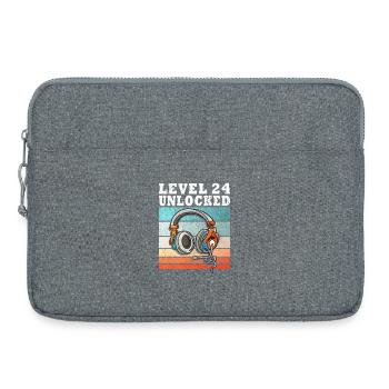 Level 24 Unlocked Kopfhörer - Laptoptasche 15" - Grau meliert - Vorne