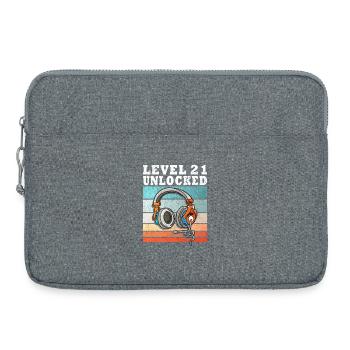 Level 21 Unlocked Kopfhörer - Laptoptasche 15" - Grau meliert - Vorne