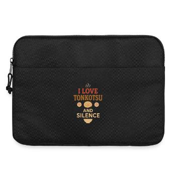 Ramen Bar Echte Ramen Tonkotsu Brühe - Laptoptasche 15" - Schwarz - Vorne