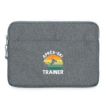 Skier funny APRES-SKI TRAINER FUNNY - Laptop bag 15" - heather grey - Front