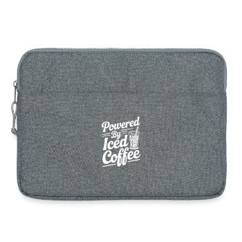 Propulsé par Iced Coffee - Sacoche pour ordinateur portable 15 pouces - gris chiné - Devant