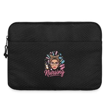 Nursing Glam : Tendance de l’héroïne infirmière - Sacoche pour ordinateur portable 15 pouces - noir - Devant