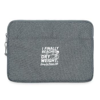 Dry weight finally reached - Laptop bag 15" - heather grey - Front