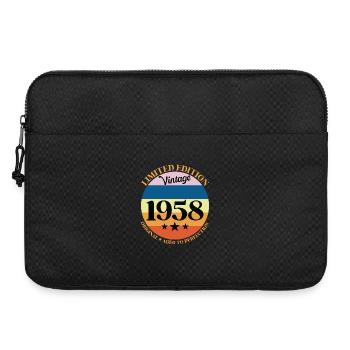 1958 Vintage Birthday Gift 58 Birthday - Laptop bag 15" - black - Front