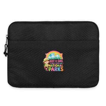 Just a Girl Loves National Parks - Laptoptasche 15" - Schwarz - Vorne