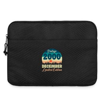 Geburtstag Dezember 2000 Geburtstagsgeschenk - Laptoptasche 15" - Schwarz - Vorne