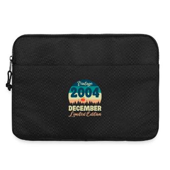 Geburtstag Dezember 2004 Geburtstagsgeschenk - Laptoptasche 15" - Schwarz - Vorne