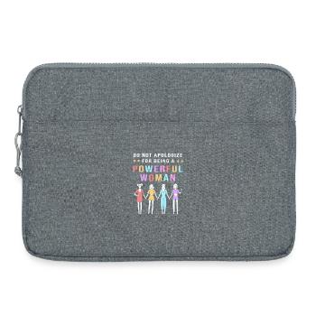 Feminism Feminist Feminist Women's Day - Laptop bag 15" - heather grey - Front