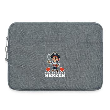 Pirate Children - Laptop bag 15" - heather grey - Front