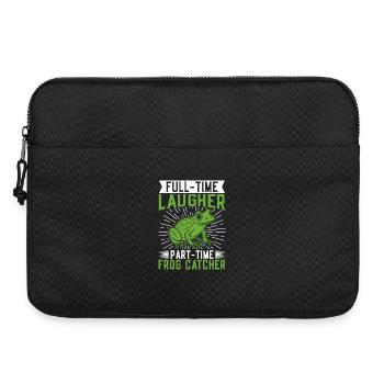 Frog Catcher Full-Time Laugher Frog - Laptoptasche 15" - Schwarz - Vorne