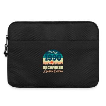 Geburtstagsgeschenk Dezember 1990 - Laptoptasche 15" - Schwarz - Vorne