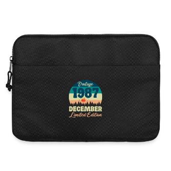 Anniversaire Décembre 1987 Cadeau D'anniversaire  - Sacoche pour ordinateur portable 15 pouces - noir - Devant