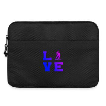 Floorball Liebe zum Anziehen - Laptoptasche 15" - Schwarz - Vorne