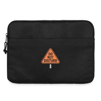 Ne dérangez pas le paresseux antisocial - Sacoche pour ordinateur portable 15 pouces - noir - Devant