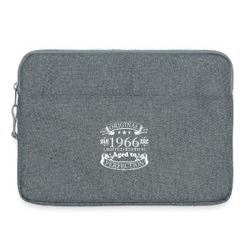 Vintage 1966 Original Vintage Retro Birthday - Laptop bag 15" - heather grey - Front