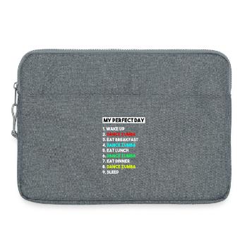My Perfect Day Dance Zumbaa - Funny Grandma - Laptop bag 15" - heather grey - Front