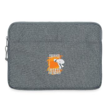Parkour Create Your Own Way - Laptop bag 15" - heather grey - Front